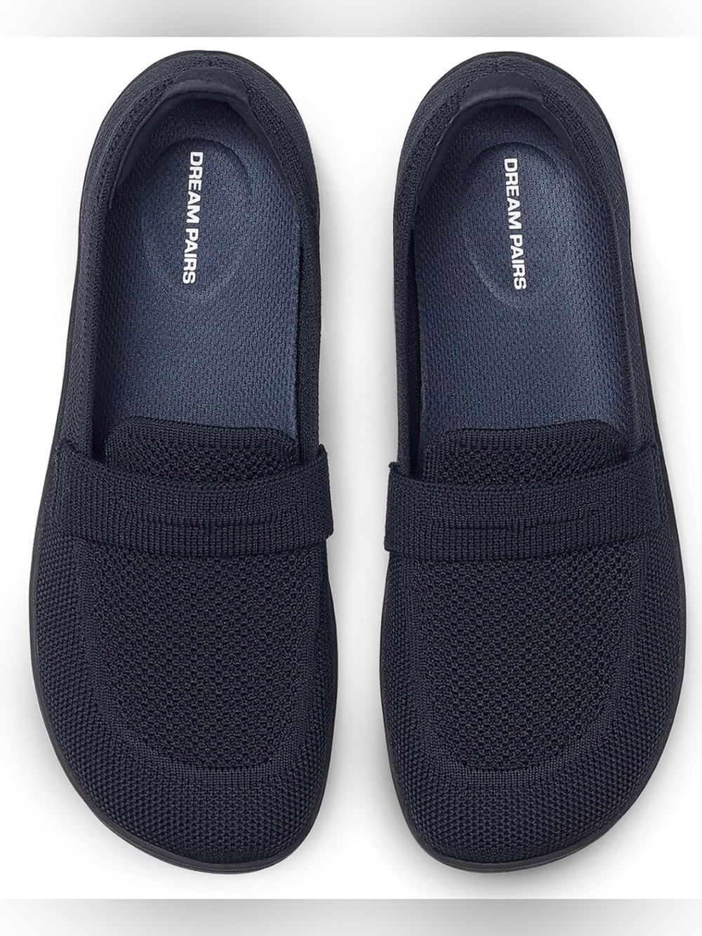 Dream Pairs Men's Navy Mesh Slip-On Loafers